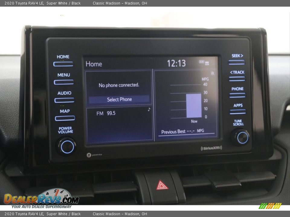 2020 Toyota RAV4 LE Super White / Black Photo #10