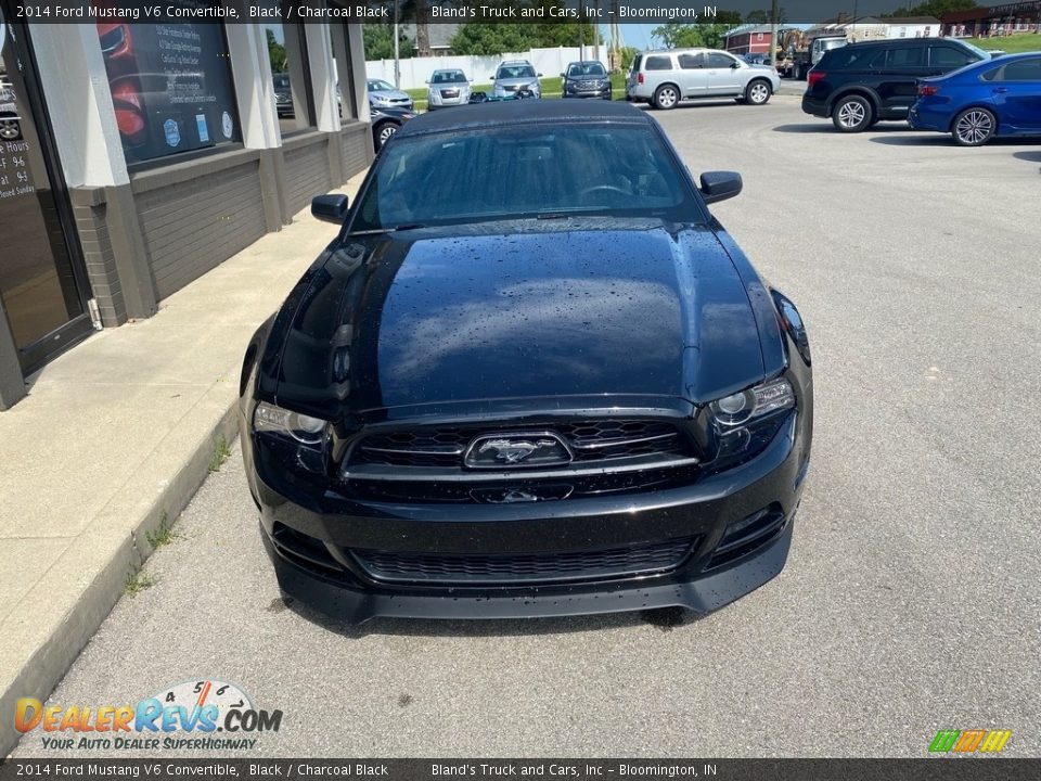 2014 Ford Mustang V6 Convertible Black / Charcoal Black Photo #22
