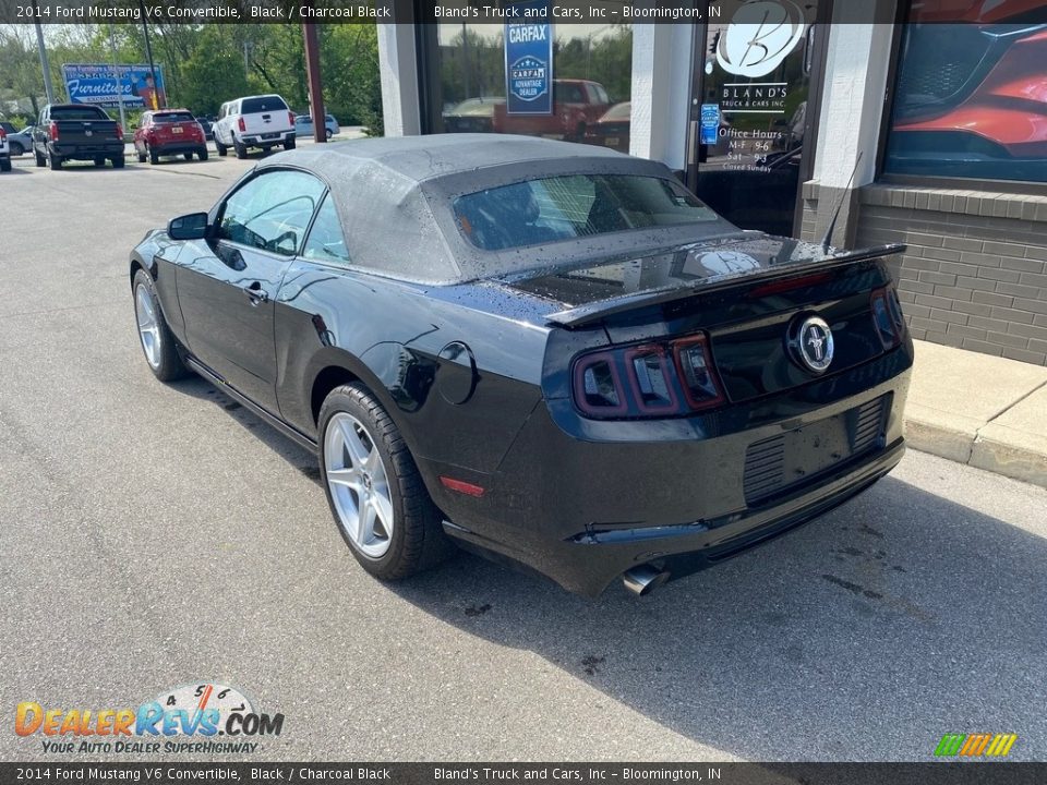 2014 Ford Mustang V6 Convertible Black / Charcoal Black Photo #26