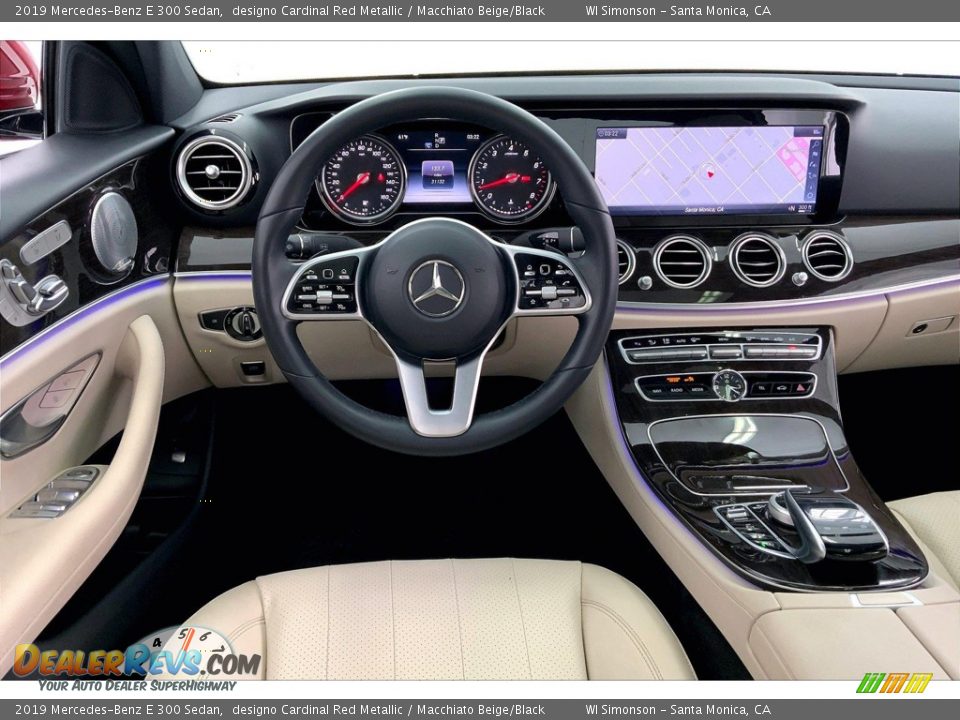 2019 Mercedes-Benz E 300 Sedan designo Cardinal Red Metallic / Macchiato Beige/Black Photo #4