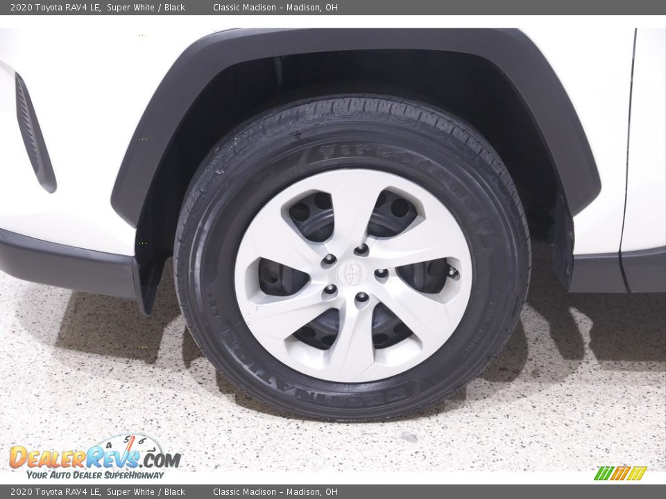2020 Toyota RAV4 LE Super White / Black Photo #20