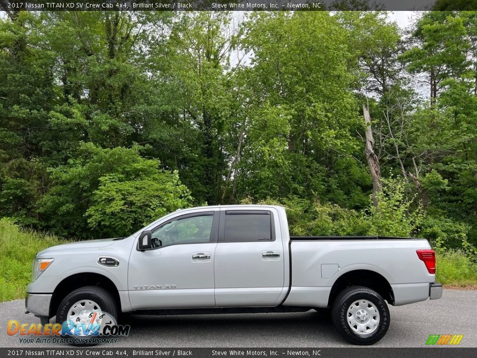 Brilliant Silver 2017 Nissan TITAN XD SV Crew Cab 4x4 Photo #1