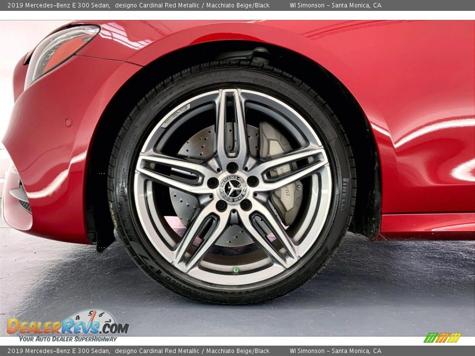 2019 Mercedes-Benz E 300 Sedan designo Cardinal Red Metallic / Macchiato Beige/Black Photo #7