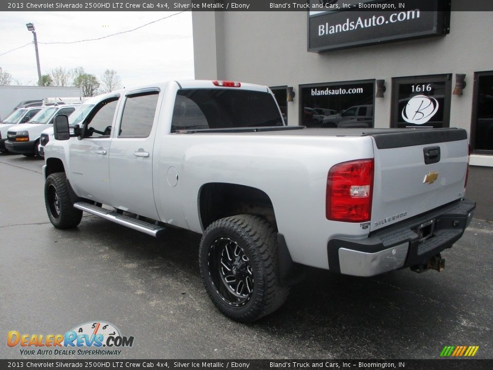 2013 Chevrolet Silverado 2500HD LTZ Crew Cab 4x4 Silver Ice Metallic / Ebony Photo #3