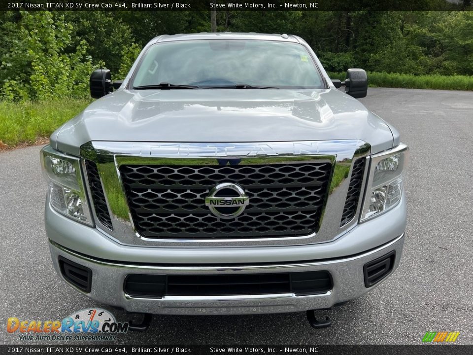 Brilliant Silver 2017 Nissan TITAN XD SV Crew Cab 4x4 Photo #3