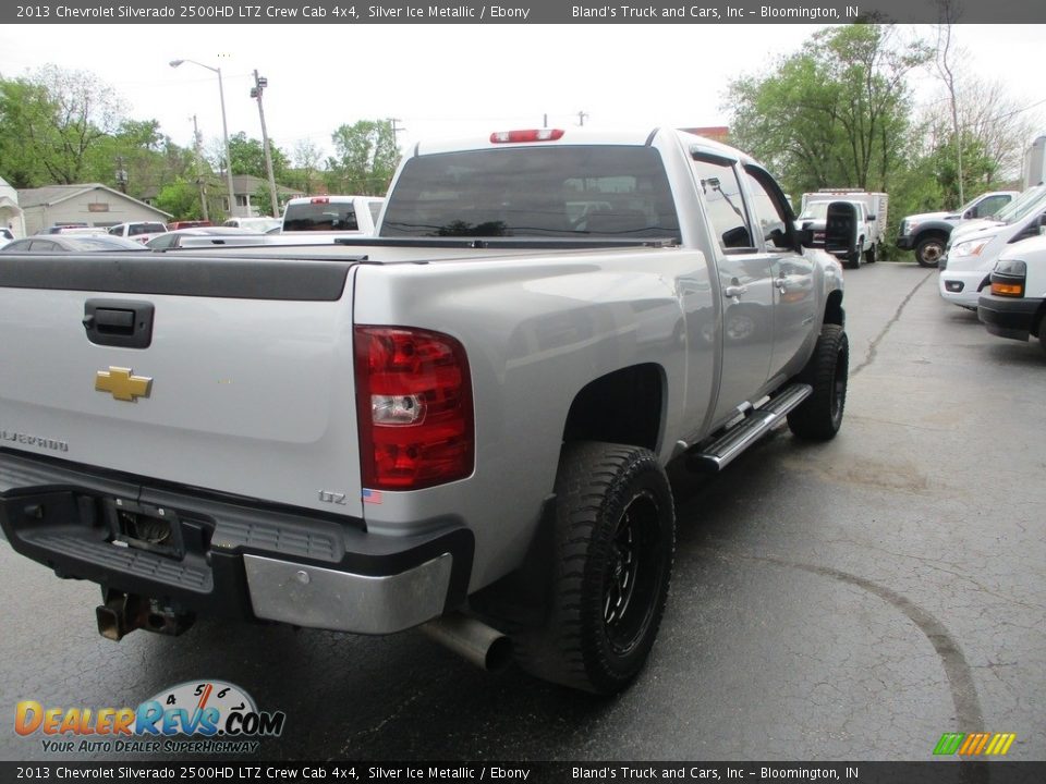 2013 Chevrolet Silverado 2500HD LTZ Crew Cab 4x4 Silver Ice Metallic / Ebony Photo #4