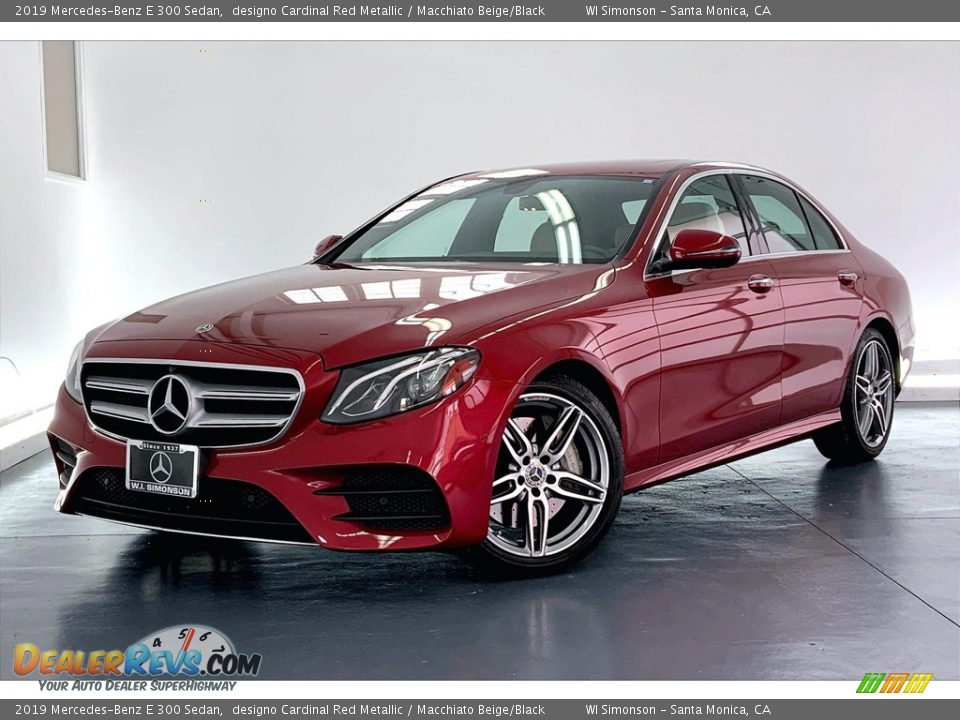 2019 Mercedes-Benz E 300 Sedan designo Cardinal Red Metallic / Macchiato Beige/Black Photo #11