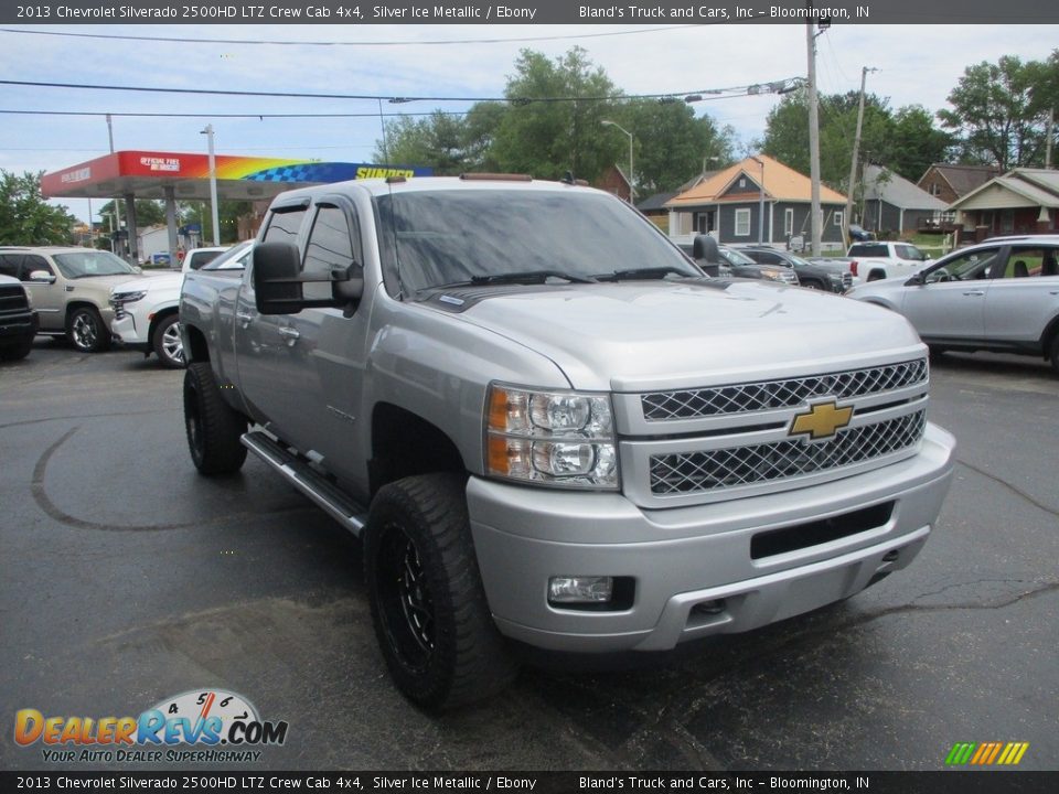 2013 Chevrolet Silverado 2500HD LTZ Crew Cab 4x4 Silver Ice Metallic / Ebony Photo #5