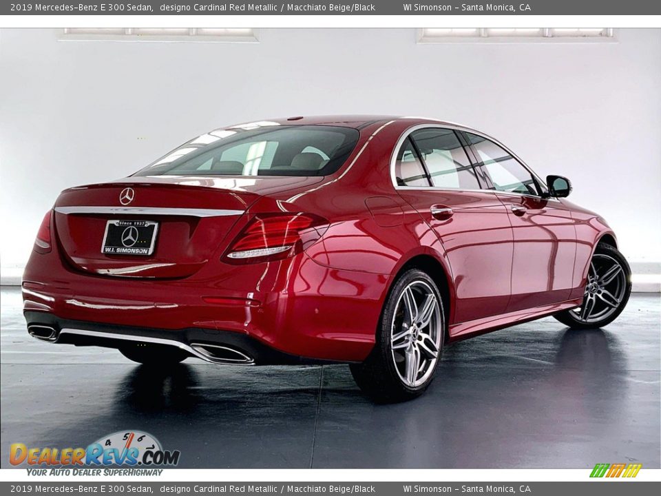 2019 Mercedes-Benz E 300 Sedan designo Cardinal Red Metallic / Macchiato Beige/Black Photo #12