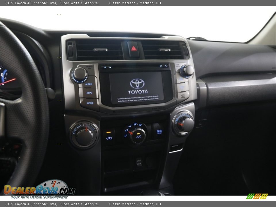 2019 Toyota 4Runner SR5 4x4 Super White / Graphite Photo #9