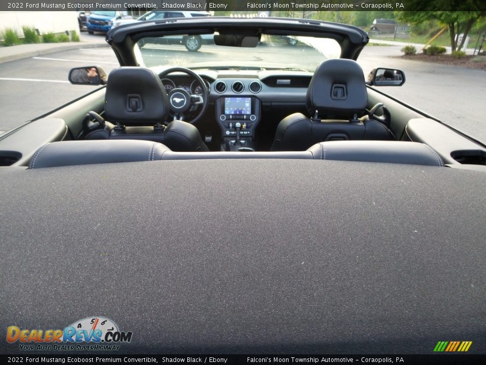 2022 Ford Mustang Ecoboost Premium Convertible Shadow Black / Ebony Photo #5