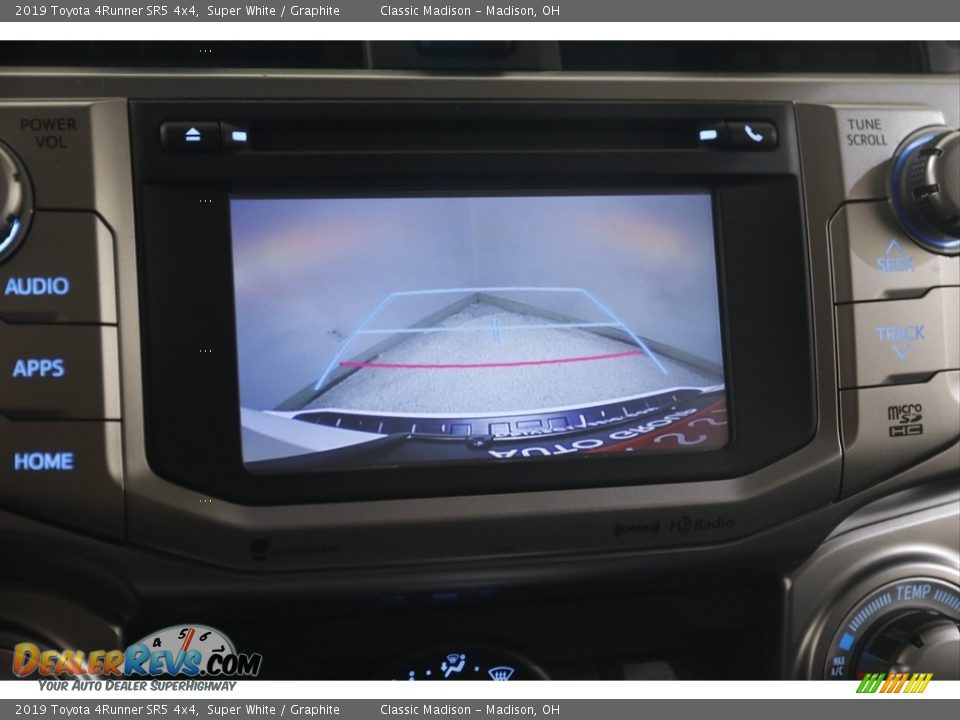 2019 Toyota 4Runner SR5 4x4 Super White / Graphite Photo #12