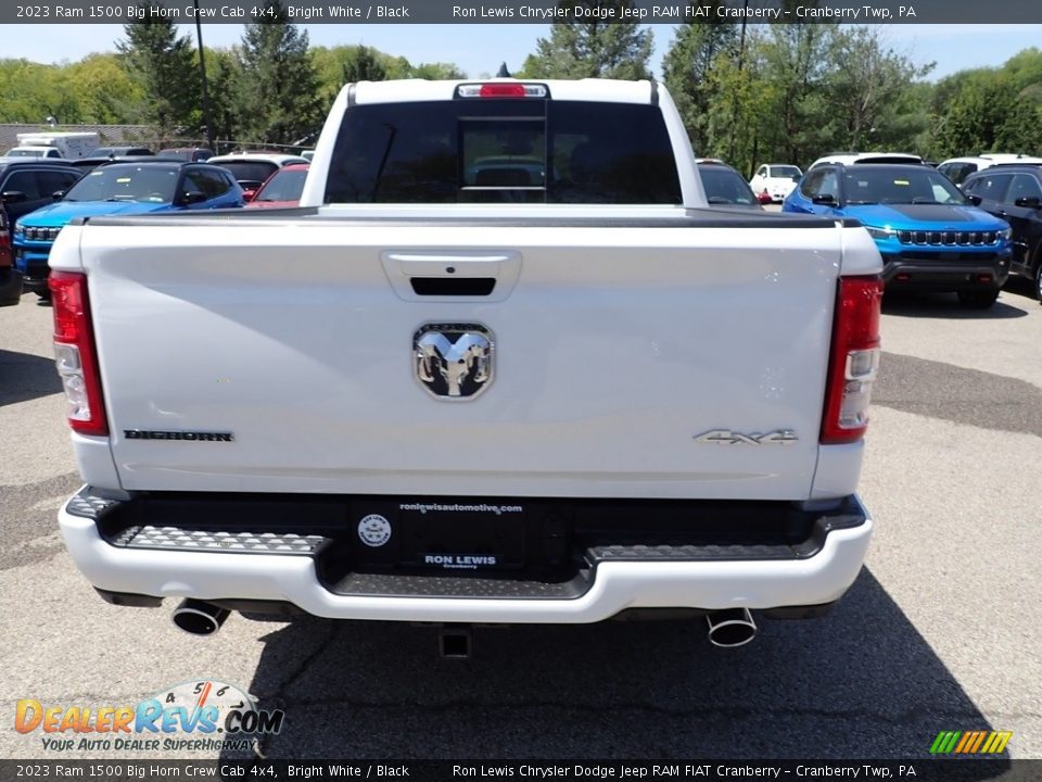 2023 Ram 1500 Big Horn Crew Cab 4x4 Bright White / Black Photo #4