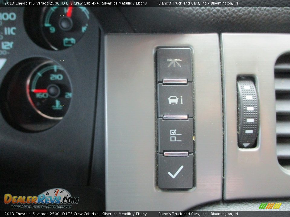 2013 Chevrolet Silverado 2500HD LTZ Crew Cab 4x4 Silver Ice Metallic / Ebony Photo #14