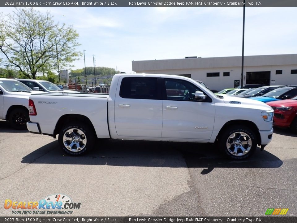 2023 Ram 1500 Big Horn Crew Cab 4x4 Bright White / Black Photo #6