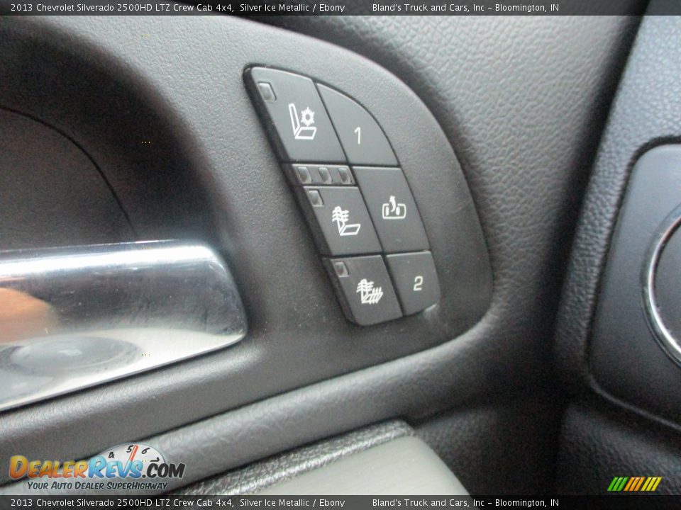 2013 Chevrolet Silverado 2500HD LTZ Crew Cab 4x4 Silver Ice Metallic / Ebony Photo #18