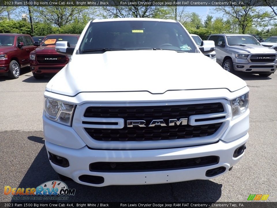 2023 Ram 1500 Big Horn Crew Cab 4x4 Bright White / Black Photo #8