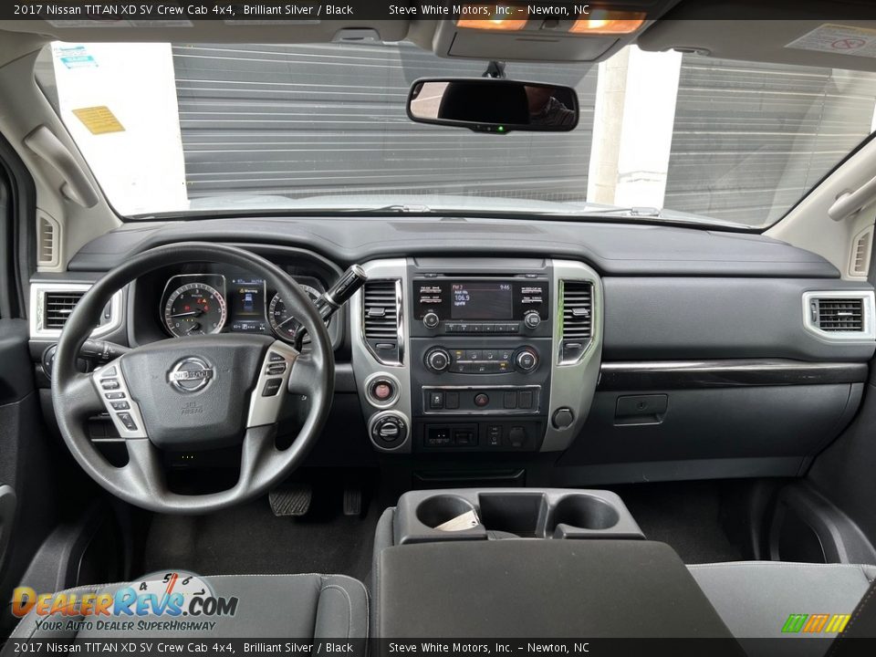 Black Interior - 2017 Nissan TITAN XD SV Crew Cab 4x4 Photo #17