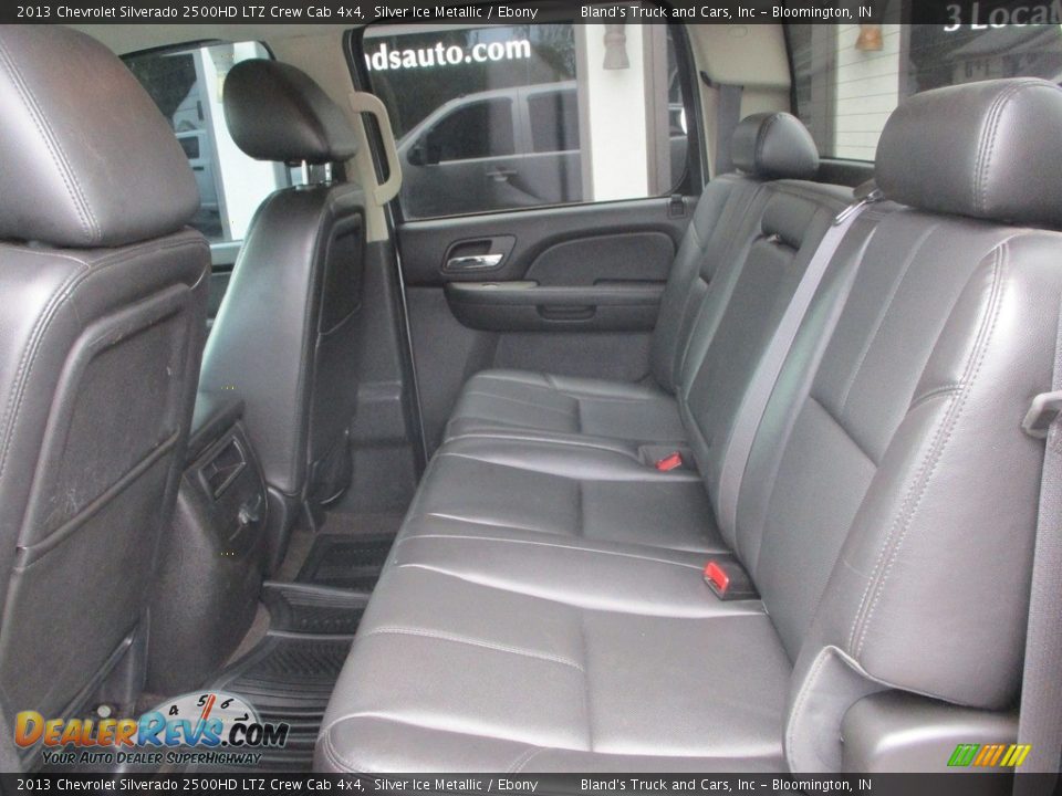 2013 Chevrolet Silverado 2500HD LTZ Crew Cab 4x4 Silver Ice Metallic / Ebony Photo #20