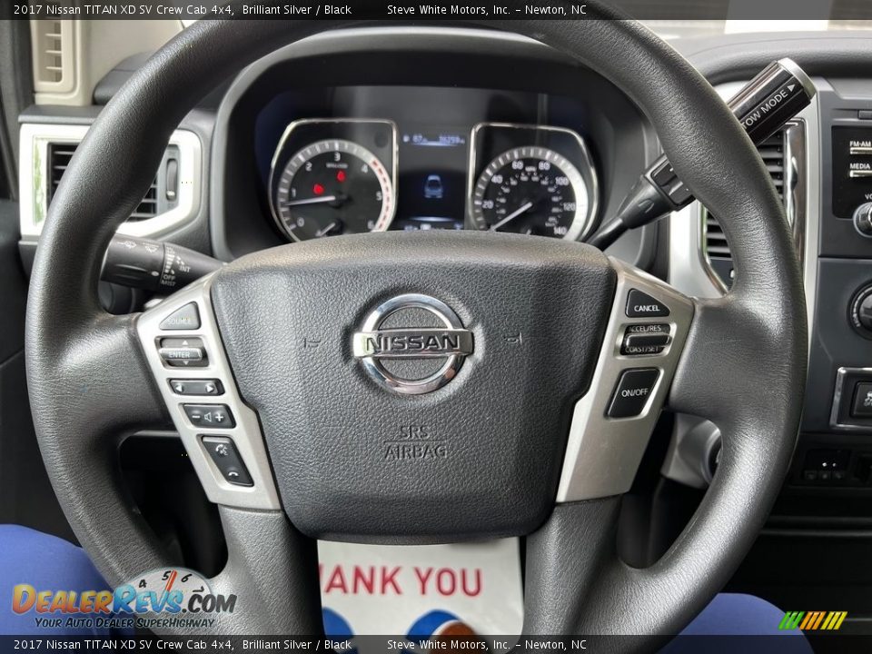 2017 Nissan TITAN XD SV Crew Cab 4x4 Steering Wheel Photo #18