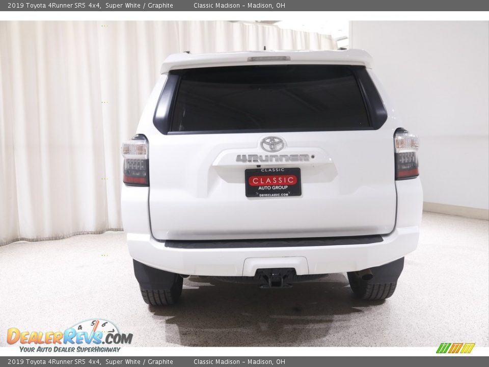2019 Toyota 4Runner SR5 4x4 Super White / Graphite Photo #21