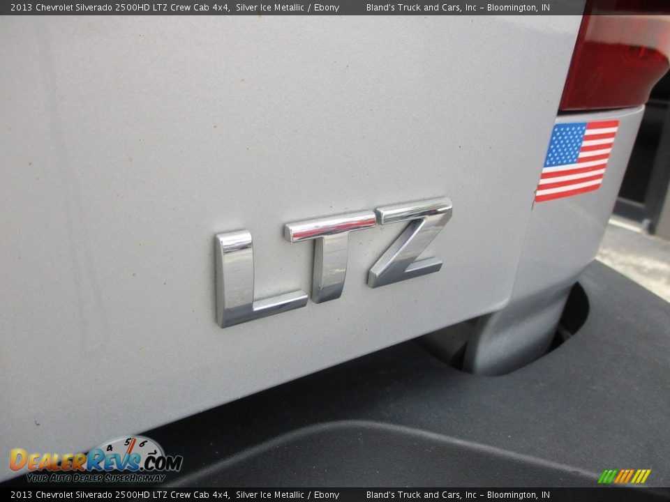 2013 Chevrolet Silverado 2500HD LTZ Crew Cab 4x4 Silver Ice Metallic / Ebony Photo #23