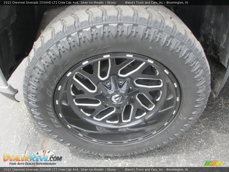2013 Chevrolet Silverado 2500HD LTZ Crew Cab 4x4 Silver Ice Metallic / Ebony Photo #25