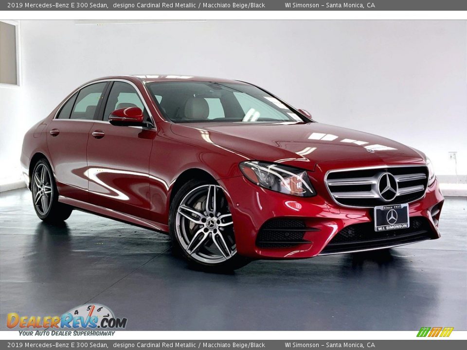 2019 Mercedes-Benz E 300 Sedan designo Cardinal Red Metallic / Macchiato Beige/Black Photo #33