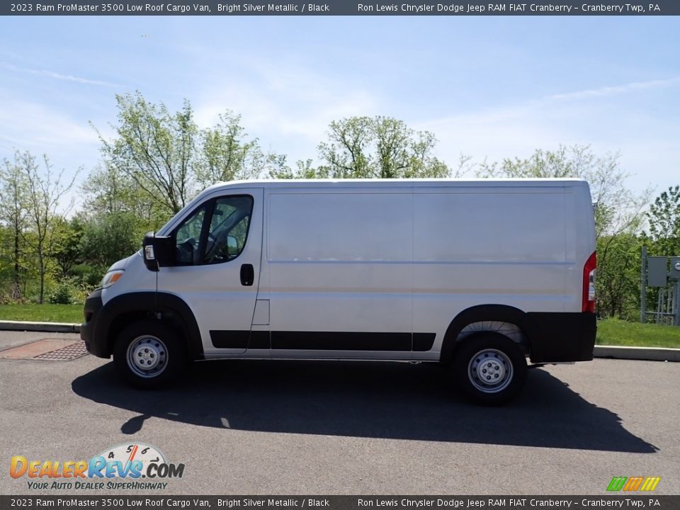 2023 Ram ProMaster 3500 Low Roof Cargo Van Bright Silver Metallic / Black Photo #2