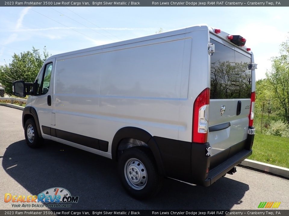 2023 Ram ProMaster 3500 Low Roof Cargo Van Bright Silver Metallic / Black Photo #3