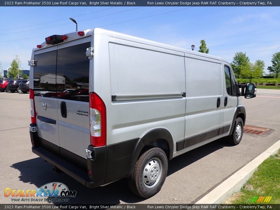 2023 Ram ProMaster 3500 Low Roof Cargo Van Bright Silver Metallic / Black Photo #5