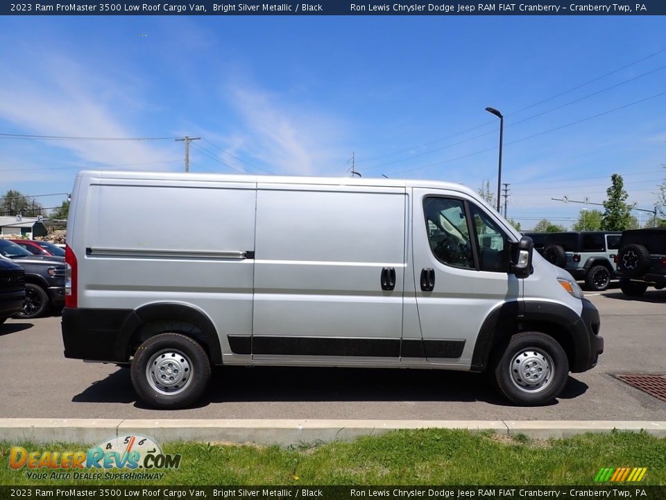 Bright Silver Metallic 2023 Ram ProMaster 3500 Low Roof Cargo Van Photo #6