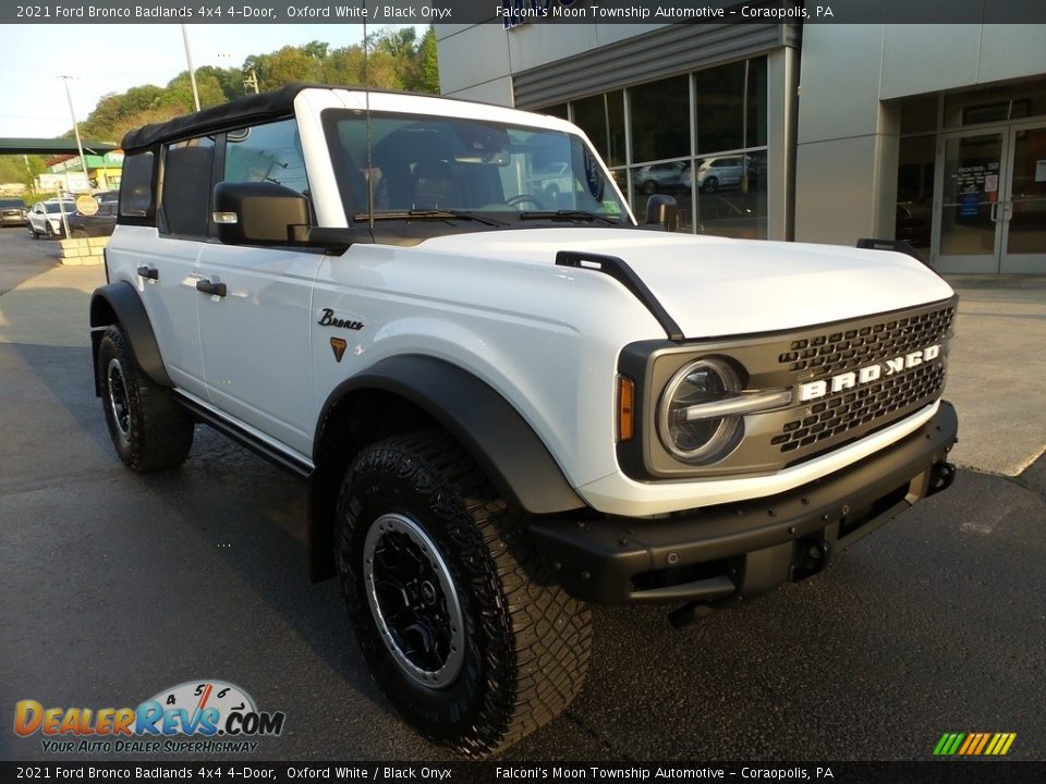 2021 Ford Bronco Badlands 4x4 4-Door Oxford White / Black Onyx Photo #9