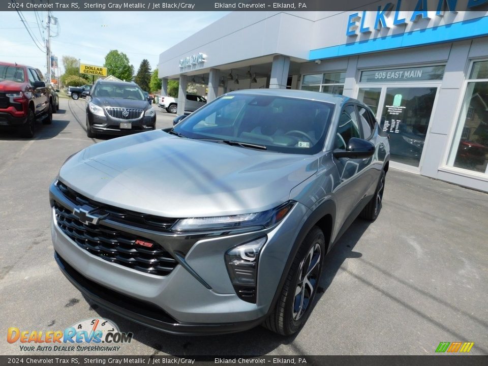 2024 Chevrolet Trax RS Sterling Gray Metallic / Jet Black/Gray Photo #2