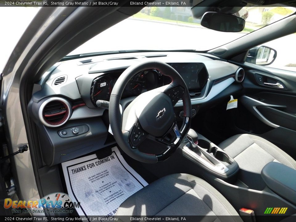 2024 Chevrolet Trax RS Sterling Gray Metallic / Jet Black/Gray Photo #21