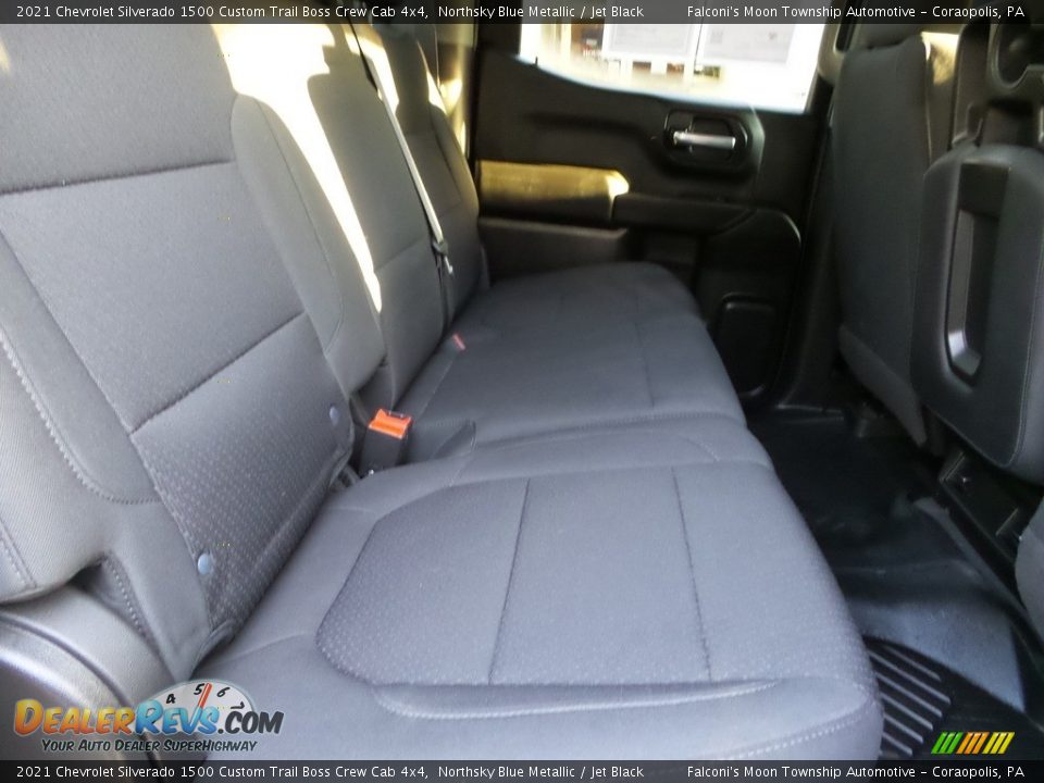 2021 Chevrolet Silverado 1500 Custom Trail Boss Crew Cab 4x4 Northsky Blue Metallic / Jet Black Photo #15
