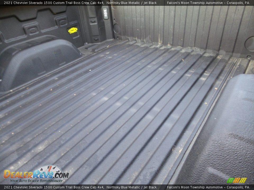 2021 Chevrolet Silverado 1500 Custom Trail Boss Crew Cab 4x4 Northsky Blue Metallic / Jet Black Photo #17