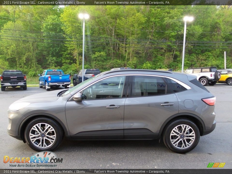 2021 Ford Escape SEL Carbonized Gray Metallic / Ebony Photo #6