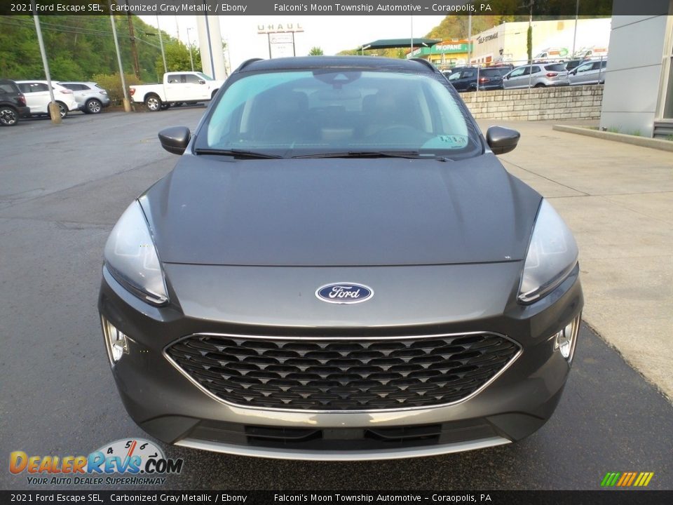 2021 Ford Escape SEL Carbonized Gray Metallic / Ebony Photo #8