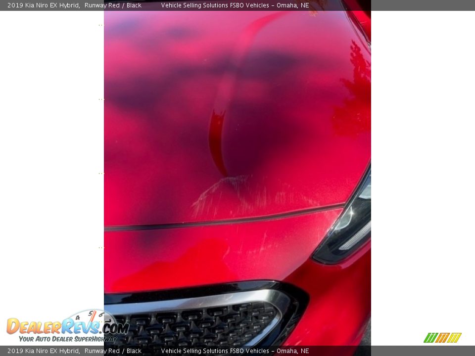 2019 Kia Niro EX Hybrid Runway Red / Black Photo #12