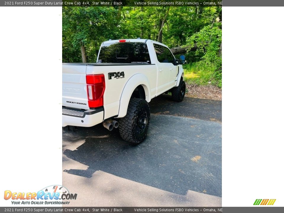 2021 Ford F250 Super Duty Lariat Crew Cab 4x4 Star White / Black Photo #9