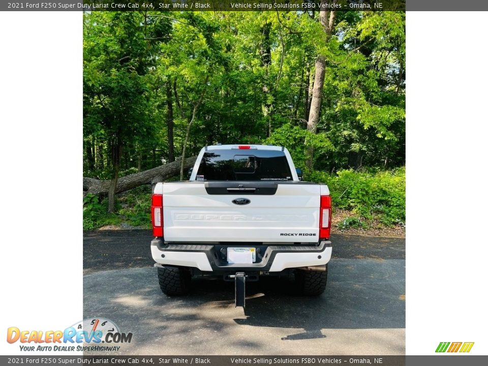 2021 Ford F250 Super Duty Lariat Crew Cab 4x4 Star White / Black Photo #10