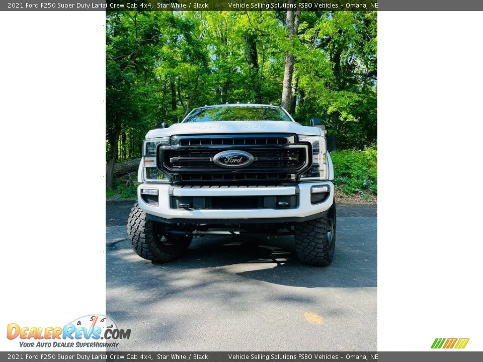 2021 Ford F250 Super Duty Lariat Crew Cab 4x4 Star White / Black Photo #12