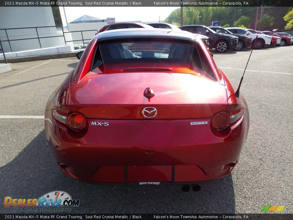 2021 Mazda MX-5 Miata RF Grand Touring Soul Red Crystal Metallic / Black Photo #5