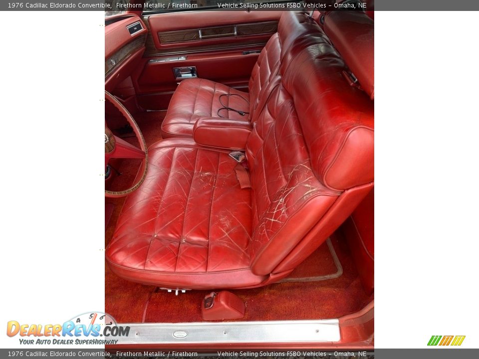 Firethorn Interior - 1976 Cadillac Eldorado Convertible Photo #2