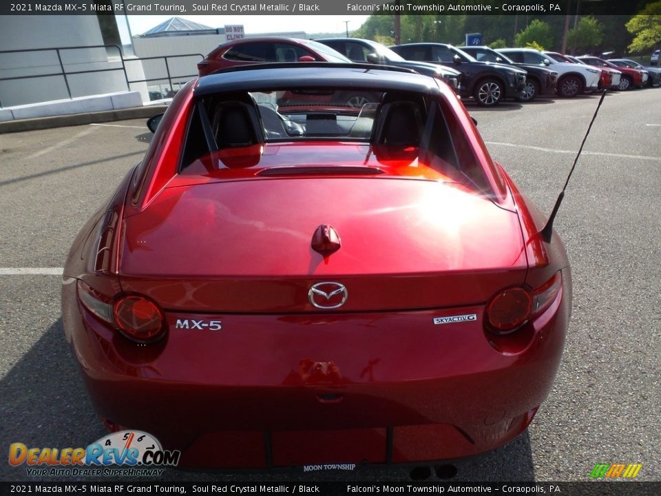 2021 Mazda MX-5 Miata RF Grand Touring Soul Red Crystal Metallic / Black Photo #6