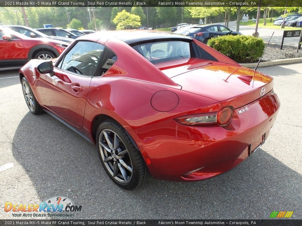 2021 Mazda MX-5 Miata RF Grand Touring Soul Red Crystal Metallic / Black Photo #7