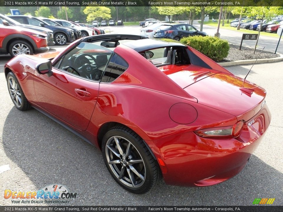 2021 Mazda MX-5 Miata RF Grand Touring Soul Red Crystal Metallic / Black Photo #8