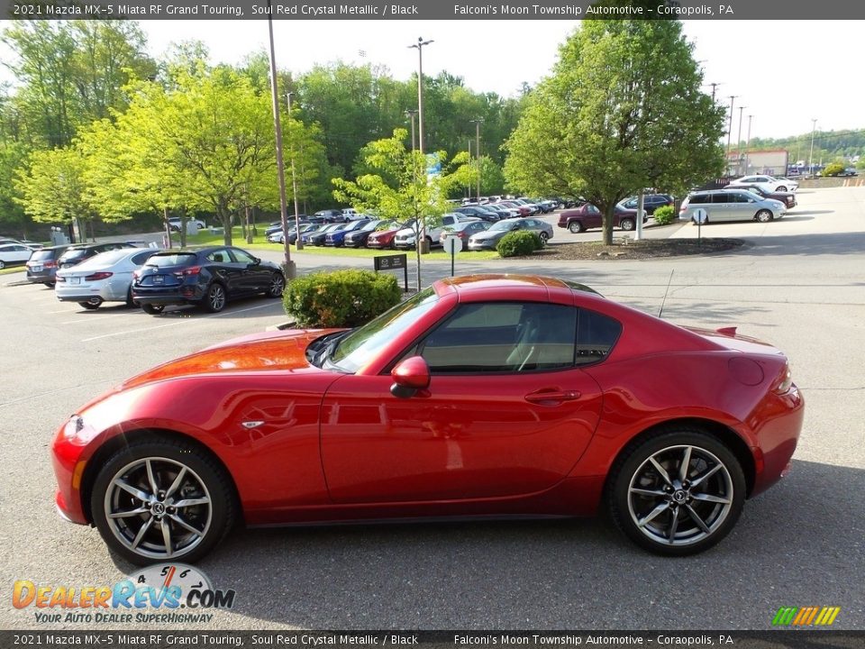 2021 Mazda MX-5 Miata RF Grand Touring Soul Red Crystal Metallic / Black Photo #9