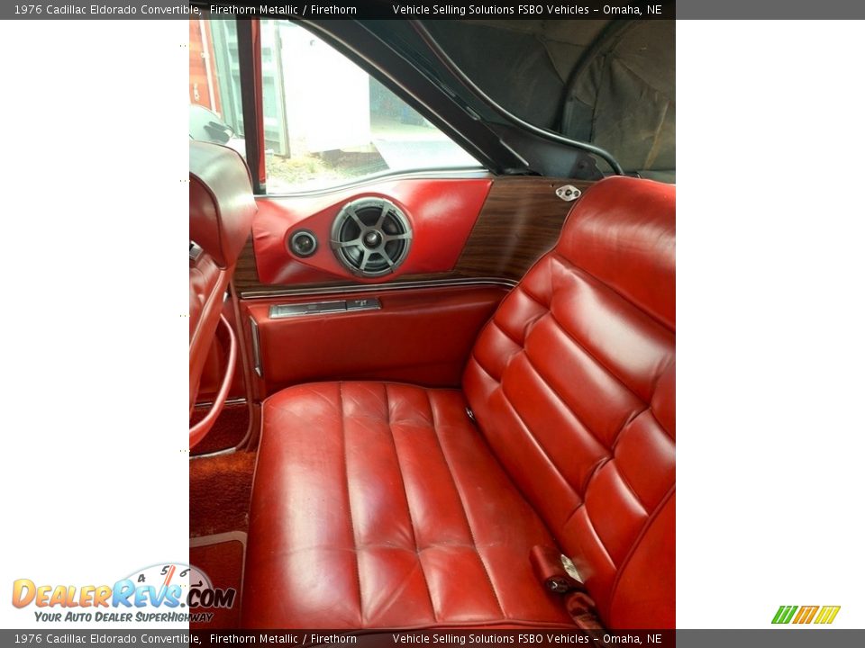 Rear Seat of 1976 Cadillac Eldorado Convertible Photo #7